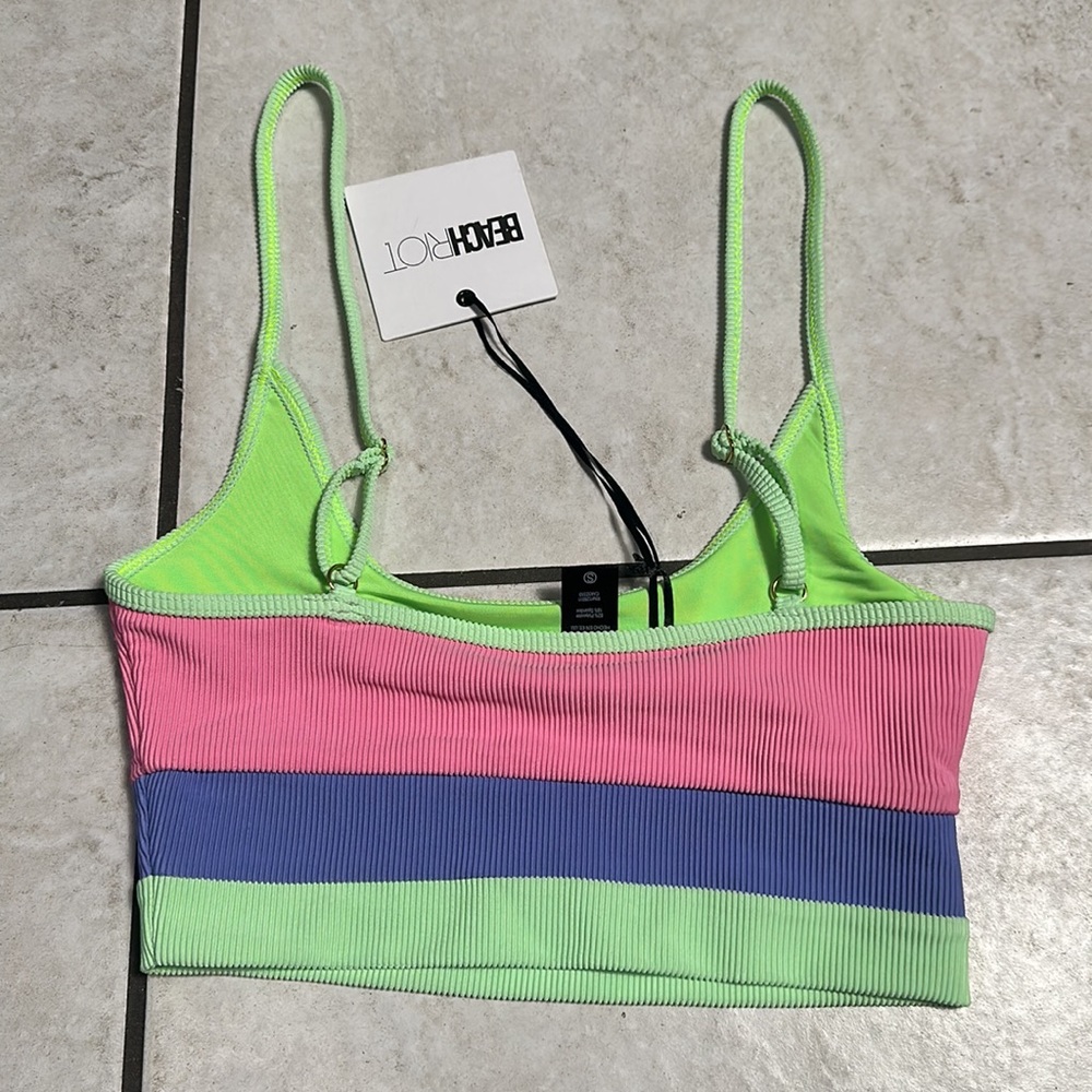 Beach Riot Colorblock Neon Bikini Set - Picture 8 of 10